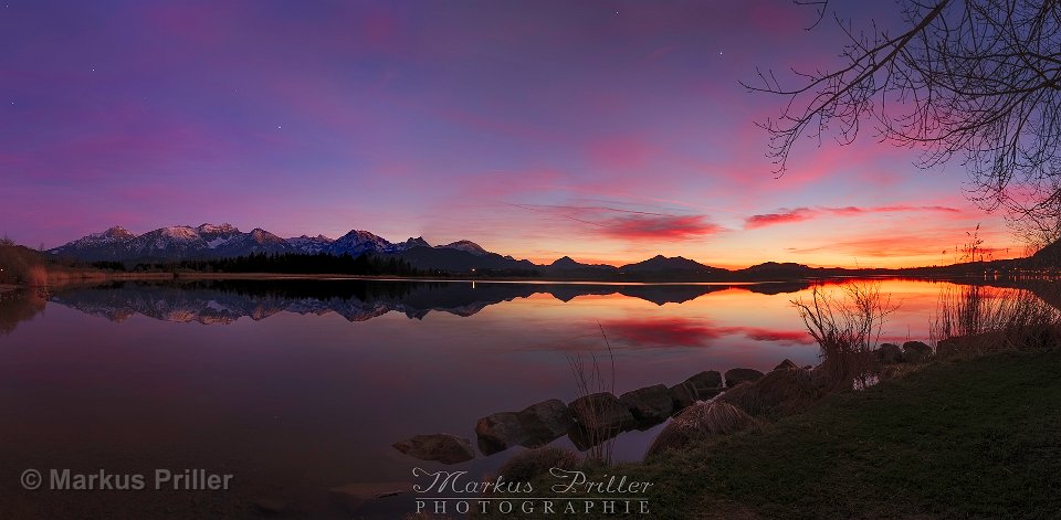 20150414 202358 Abendstimmung Hopfensee panorama 1920